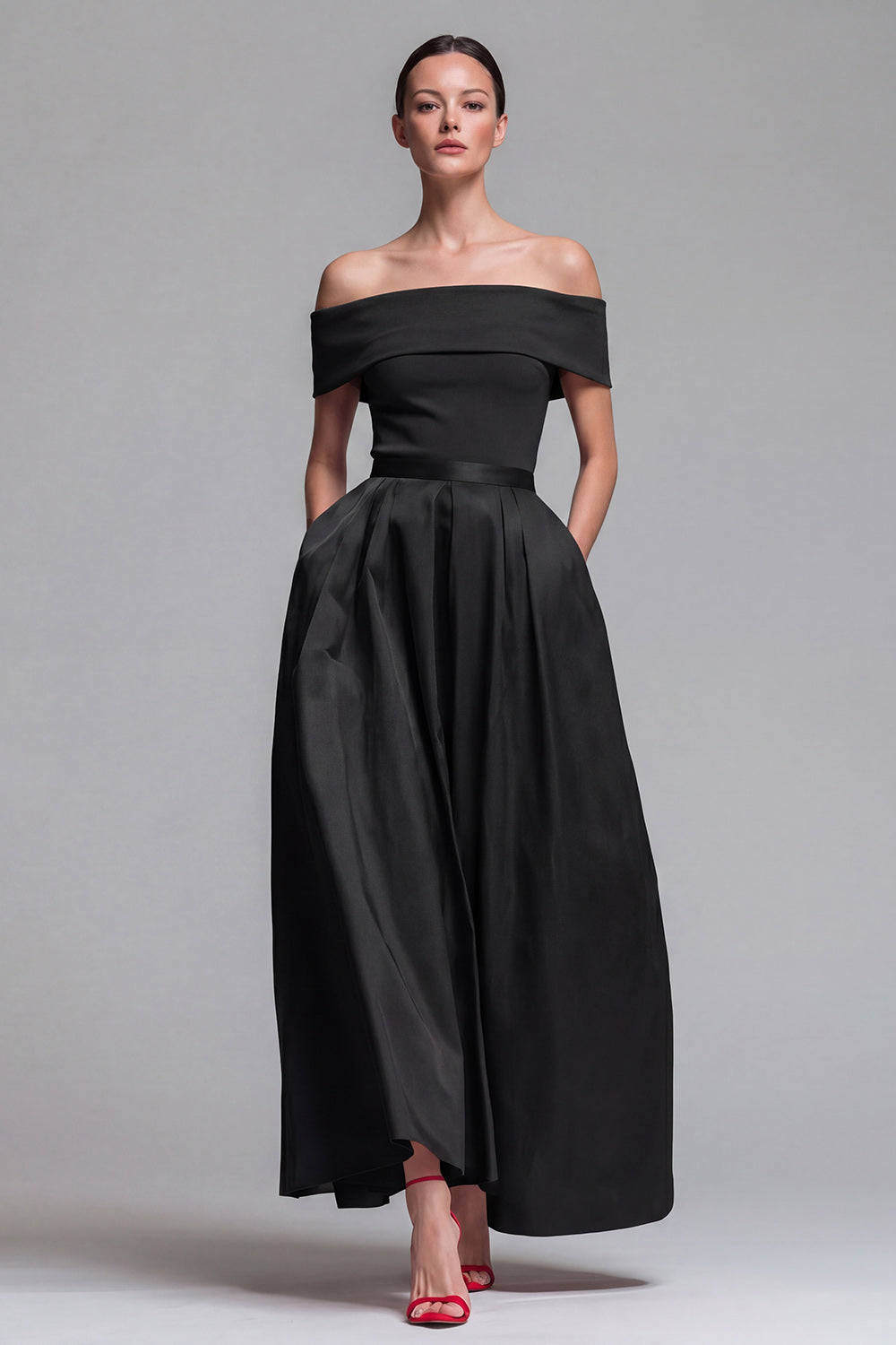 A-Line Off-Shoulder Formal Dress