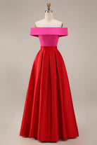 A-Line Off-Shoulder Formal Dress