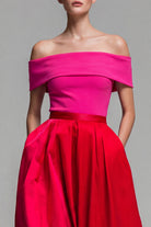 A-Line Off-Shoulder Formal Dress