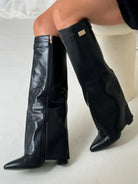 Metallic-Detail Boots with Cushioned Insoles