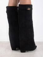Metallic-Detail Boots with Cushioned Insoles