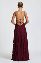 Floral Spaghetti-Strap Maxi Dress