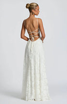 Floral Spaghetti-Strap Maxi Dress